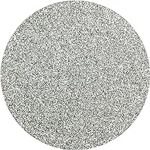 Creative Converting Glitz Silver Glitter Coasters, Silver