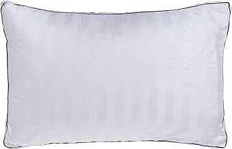 Hotel Linen Klub DEYARCO Soft Comfort 500TC Cotton Sateen Pillow Double Piping,50 x 75 + 4 cm, White