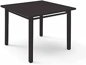 INFLUENCE - IMPRESSION BISTRO TABLE WITH ALUMINIUM TOP CHARBON