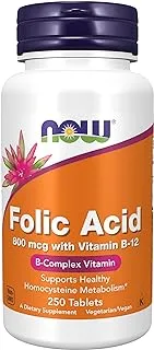 Now Foods Folic Acid 800 Mcg 250 Tablets