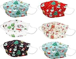 Sunbaby Christmas Disposable Mask Pack Of 6 , Pack Of 6