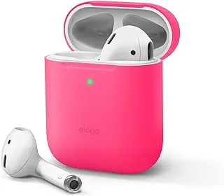 جراب Elago Basic Skinny لسماعات Apple Airpods - نيون هوت بينك