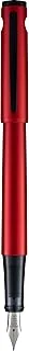 PILOT Explorer Lightweight Fountain Pen in Gift Box, Includes CON-B Converter; Red Barrel, Fine Nib (12277)