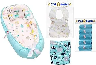 Star Babies Lounger Sleeping Pod Combo Vd-60098, Pack Of 1