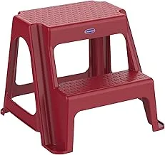 Cosmoplast Ladder Stool, Dark Red