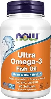 Now Foods، Ultra Omega-3 ، 500 Epa / 250 Dha ، 90 كبسولة هلامية