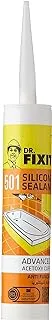 Dr.Fixit Dr Fixit Premium Acetoxy Cure Silicone Sealant 280 ML, Clear