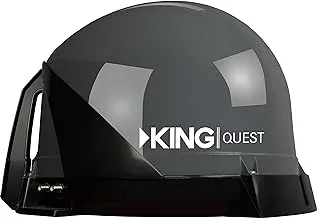 King Vq4100 Quest محمول / هوائي تلفزيون قمر صناعي قابل للتركيب على السقف (للاستخدام مع Directv)