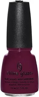 China Glaze Nail Lacquer With Hardeners - 14 ML, Purrfect Plum - Purple