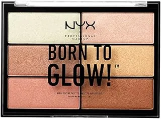 NYX PROFESSIONAL MAKEUP Born to Glow Highlighting Palette, 01