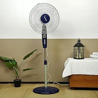 Olsenmark Stand Fan, White/Black, 16 Inch, Omf1697