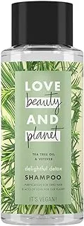 Love Beauty And Planet Shampoo Delightful Detox Tea Tree Oil And Vetiver, 400 Ml