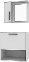 Brv Moveis Bathroom Top And Cabinet Set , White, 44.5 X 53.5 15.5Cm + 56.5 35Cm, Bbn 18-06