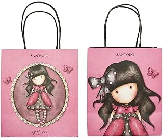 SANTOROs Ladybird Party Bags Pink 17x20x10cm 4ct