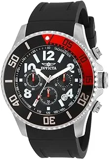 Invicta Men's Pro Diver 48mm Stainless Steel and Polyurethane Chronograph Quartz Watch, Black (Model: 15145, 13730, 13729)