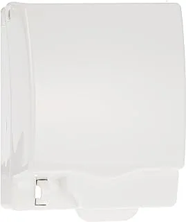 Schneider Electric WeatherProof, 1 Gang, Socket Cover, White, IP55, E223R_WE