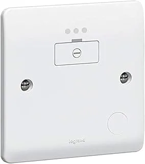 Legrand Synergy White - Fused Connection Unit 13A 250V UnSwitched With Cord Outlet & power indicator - 730033