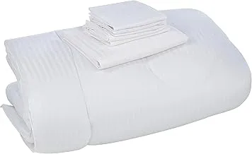 Maestro White 1 Cm Comforter Set King 6 Pieces