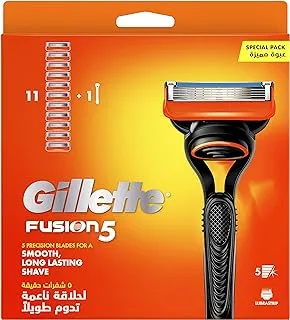 Gillette Fusion Handle + 11 Blades