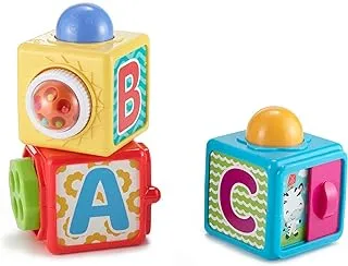 Fisher-Price Stacking Action Blocks, Set of 3 Baby Blocks