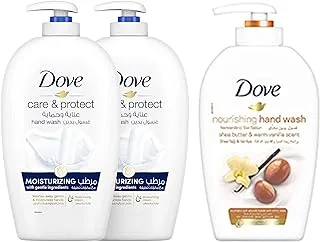 Dove Hand Wash Moisturising 500ml ( Pack Of 2) + Dove Hand Wash Hand Wash Shea Butter 500ml