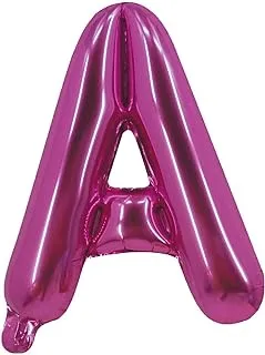 Party Time A Letter Foil Balloon, Pink