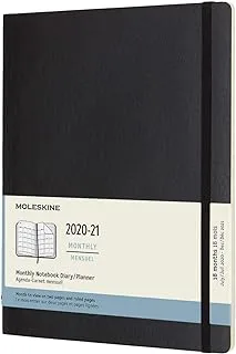 Moleskine 18 Month 2021 Monthly Planner, Soft Cover, Xl (7.5