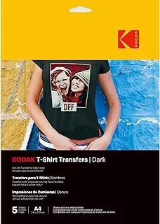 Kodak A4 Dark T-Shirt Transfer Paper (Sheet Of 5)