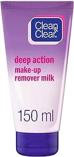 Clean & Clear MakEUp Remover, Deep Cleansing, 150Ml