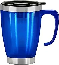 Royalford Travel Mug, 14 Oz, Blue, Rf5129