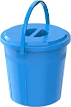 Cosmoplast DX 10L Round Plastic Bucket With Lid