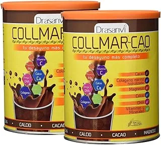 Collmar Cao Drasanvi Hydrolysed Marine Collagen, Cocoa, Dha, Magnesium And Calcium 300 G (Pack 2 U.)