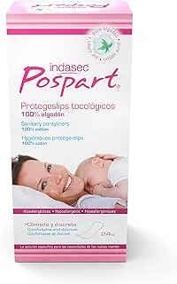 Indasec Pospart Obstretic Panty Liners 24 Units - Pack Of 4