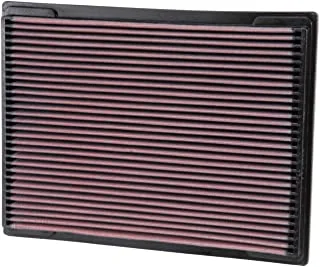 K&N Engine Air Filter: Increase Power & Acceleration, Washable, Replacement Car Air Filter: Compatible 1993-2012 MERCEDES (McLaren, ML350, ML400, ML430, ML500, CLK320, other select models), 33-2703