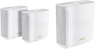 ASUS ZenWiFi XT9 AX7800 Tri-Band WiFi 6 Mesh WiFi System, 802.11ax, up to 5700 sq ft & 6+ rooms, AiMesh, Lifetime Free Internet Security, Parental Controls, Easy Setup, 2.5G WAN port