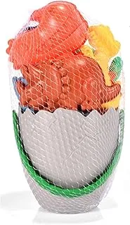 Beach Dinosaur Bucket Egg Set 7 Pieces