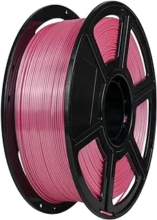 Bresser 2080260W9H10K Silk PLA Filament for 3D Printers 1 kg, Pink