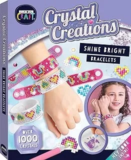 مجموعة Hinkler Curious Craft Crystal Creations Shine Bright Bracelets Kit