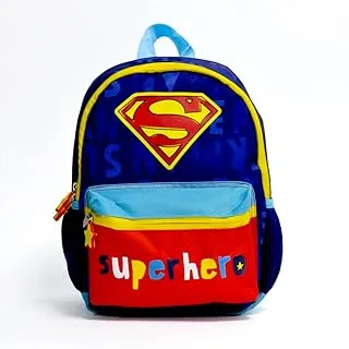 Warner Bros Superman Super Hero Pre School Backpack, 12-Inch Size