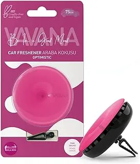 Vent Car Air Freshener-NEW Blister Packaging-Essential Oils-Car Fragrance with Easy-to-Boost Your Mood & Eliminate Unpleasant Odors by Vavana Be in a Good Mood (Optimistic-Pink Orchid)