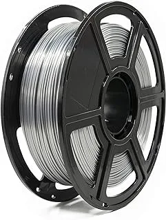 Bresser 2080260OKP10K Silk PLA Filament for 3D Printers 1 kg, Silver