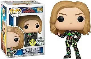 Funko Pop! Marvel: Captain Marvel - Captain Marvel Neon Suit (GW)(Exc)