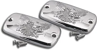 Show Chrome Accessories 2-447 Motorcycle Master Cylinder Cover, Regular