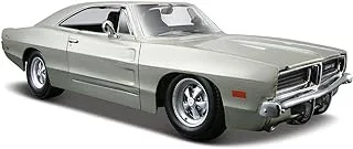 Maisto 1969 Dodge Charger R/T 1:25 Scale Model - Grey