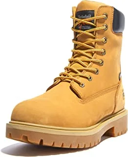 Timberland PRO Men's Direct Attach 8 Inch Steel Safety Toe Waterproof Insulated Work Boot, Wheat Nubuck, 7