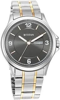 Titan Trendsetters Anthracite Dial, Silver and Rose Gold, bracelet