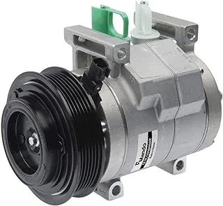 Mando New Mando 10A1069 AC Compressor with Clutch Original Equipment (Pre-filled Oil)