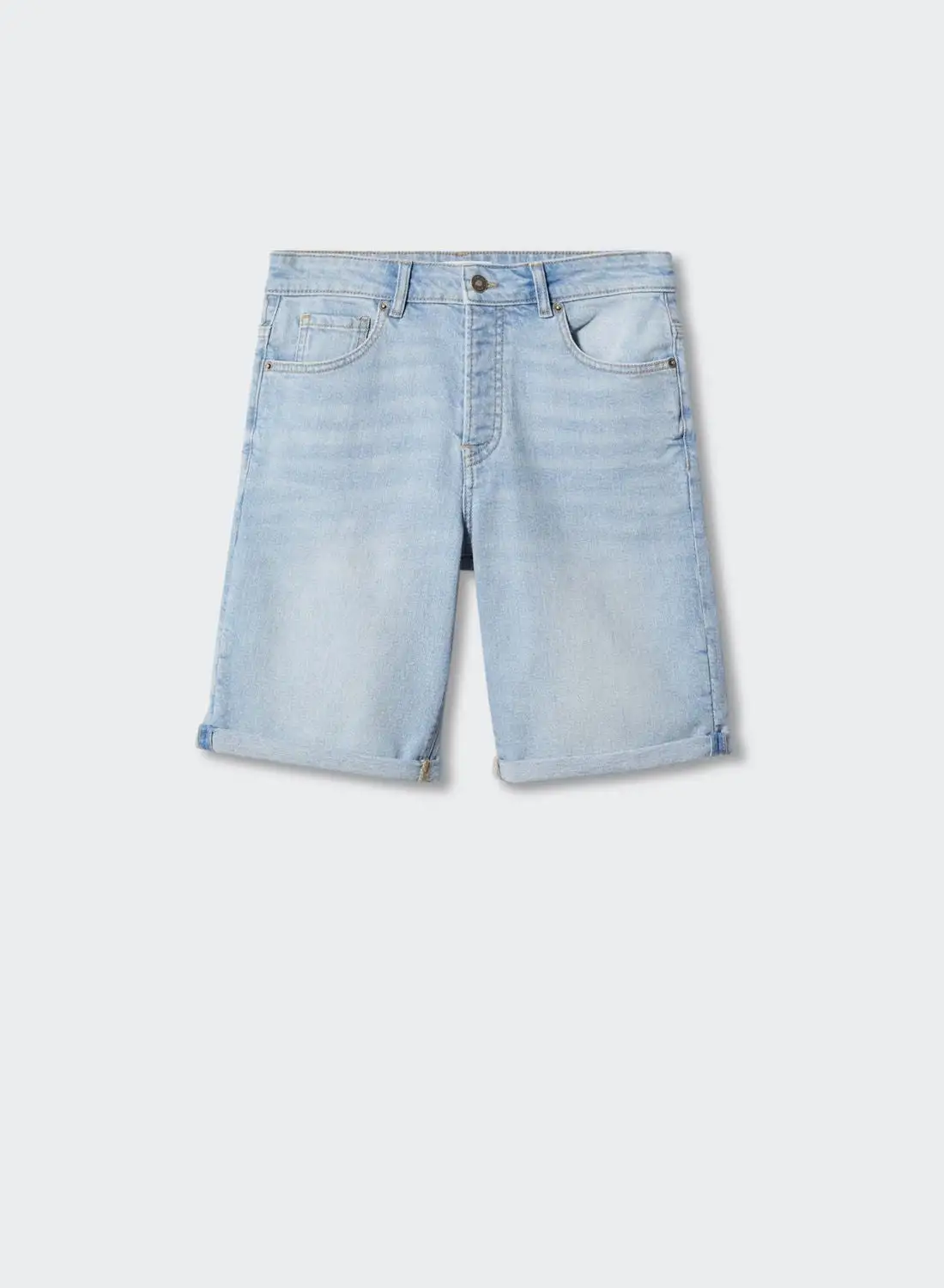 MANGO Kids Denim Shorts