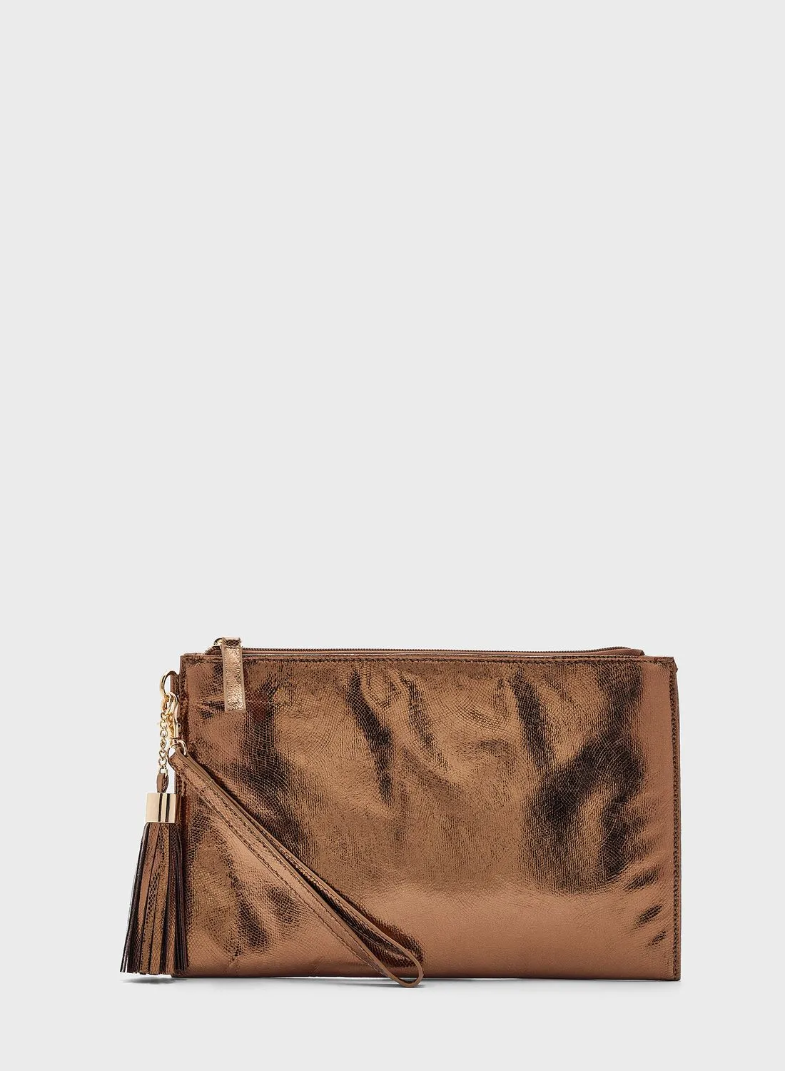 MENBUR Textured Pouch Crossbody Bag