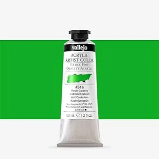 Vallejo Acrylic Artist Color 60 ml, No. 516 Cadmium Green